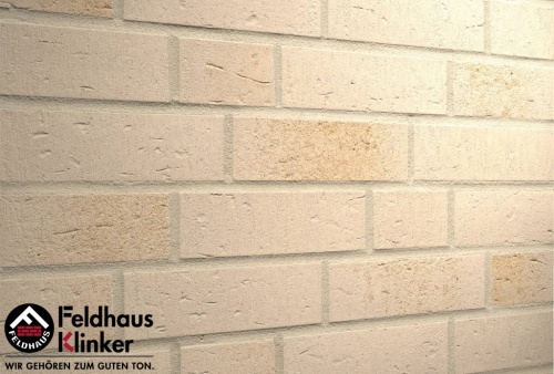 Фасадная плитка ручной формовки Feldhaus Klinker R757 vascu perla linara, 240*71*14 мм